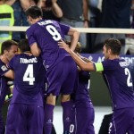 Fiorentina-Milan esultanza viola Getty