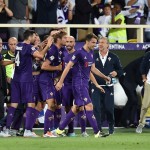 Fiorentina gruppo esulta