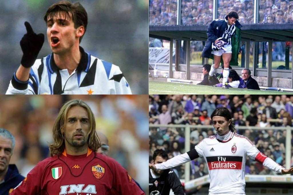 Berti, Baggio, Batistuta, Montolivo