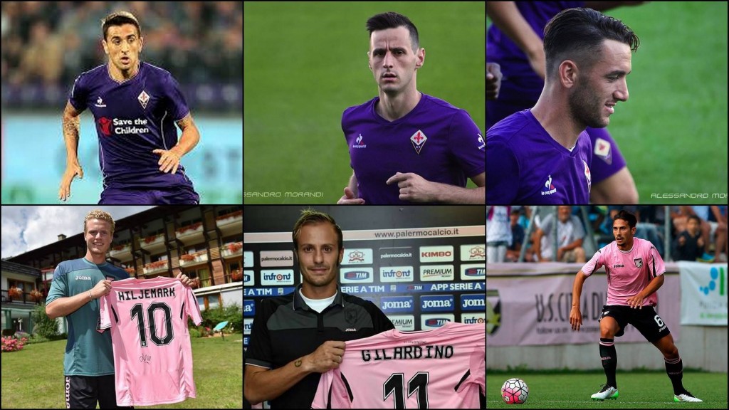 Collage pre Palermo-Fiorentina