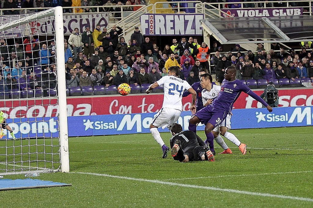 Babacar gol contro Inter, febbraio 2016