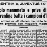 Fiorentina-Juventus  1-0 1932-33