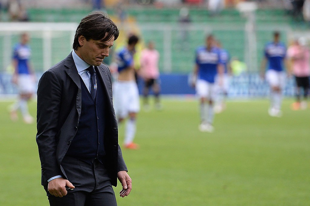 Montella triste getty