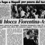 27.09.1981 gara sospesa e terremoto
