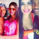 Paola Salcedo e Ronaldinho
