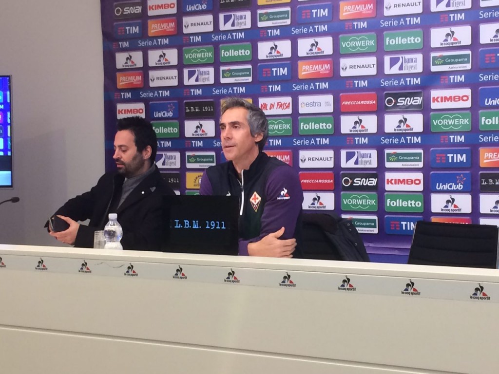 Sousa in conferenza stampa