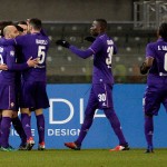 Esultanza Tello Verona gruppo squadra