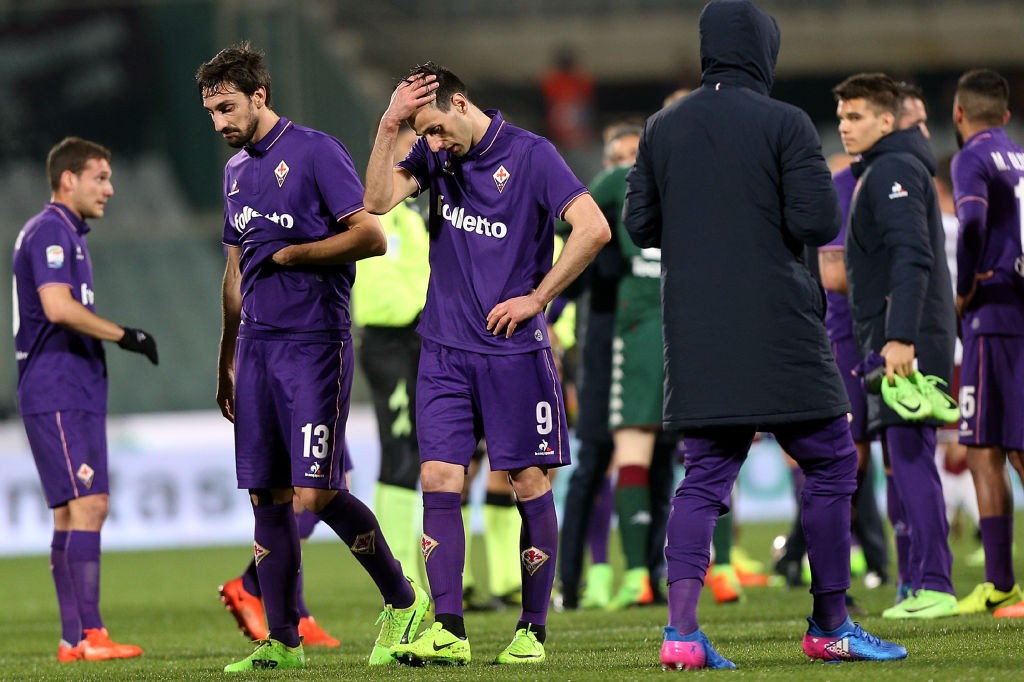 Fiorentina squadra sconfitta Kalinic Astori