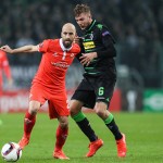 Borussia Moenchengladbach v ACF Fiorentina - UEFA Europa League Round of 32: First Leg borja valero