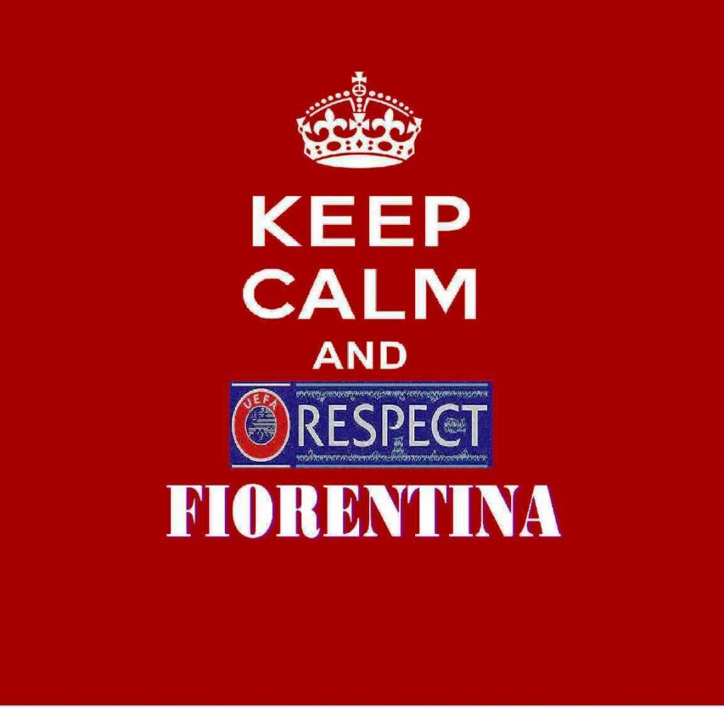 KEEP CALM RESPECT FIORENTINA