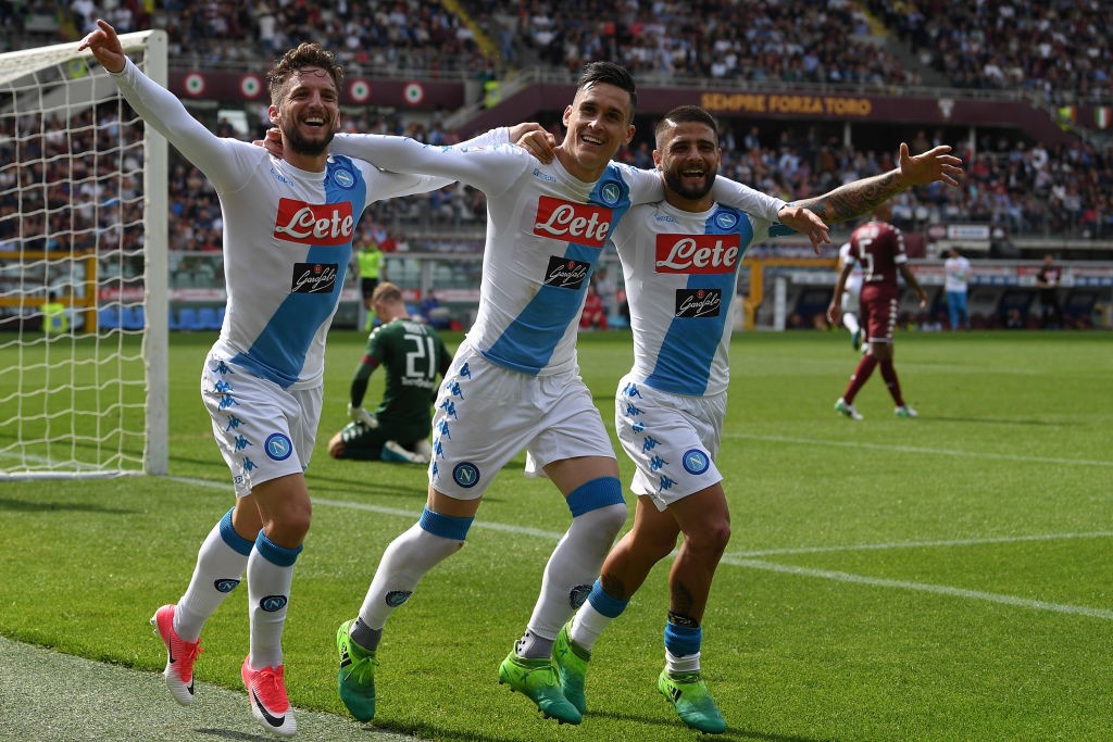 Napoli Mertens, Callejon, Insigne