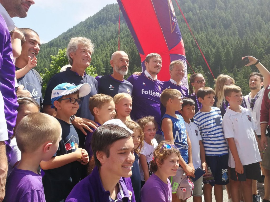 Pioli ed Antognoni al Viola Village