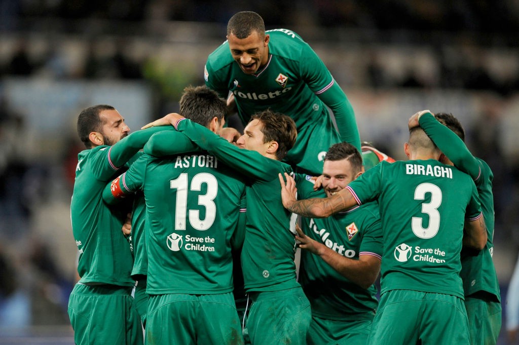 Fiorentina maglia verde Hugo gruppo