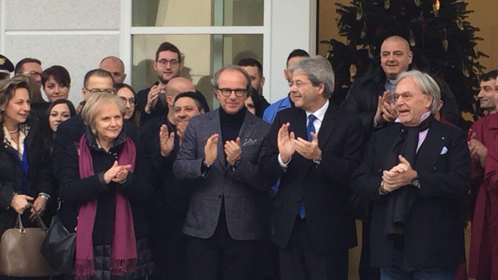 Andrea Diego Della Valle Gentiloni tod's