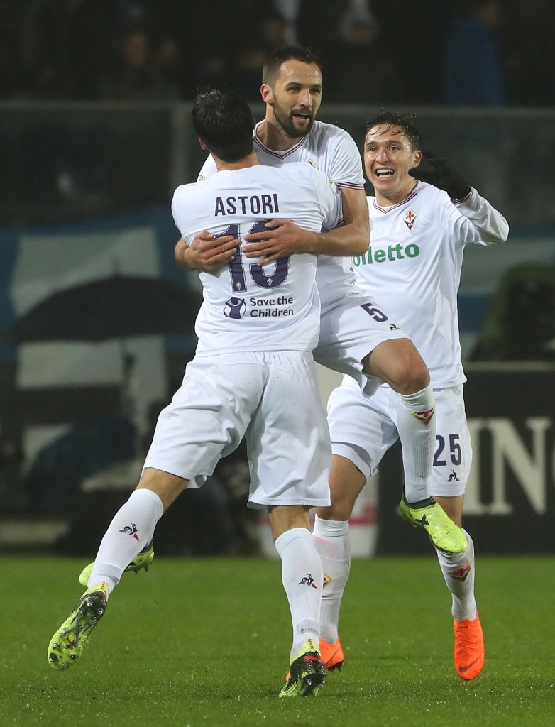 Gol Badelj contro Atalanta