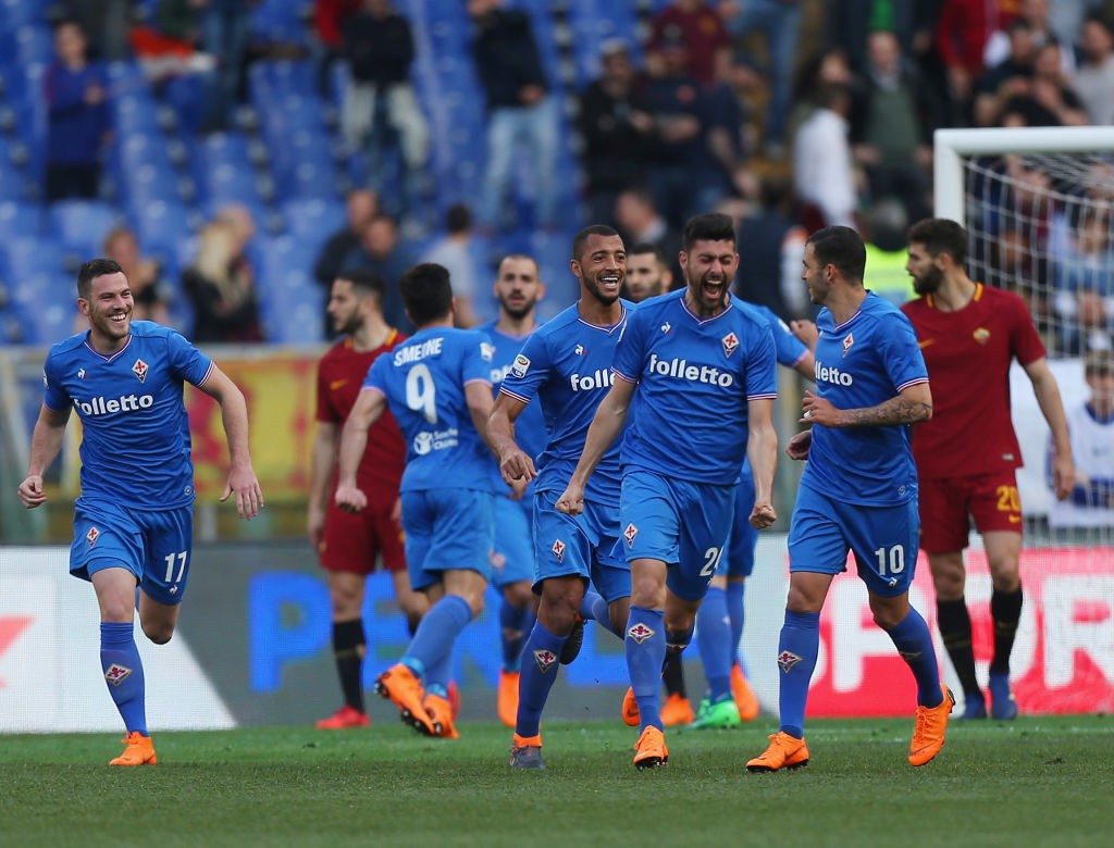 Squadra Roma Fiorentina Benassi