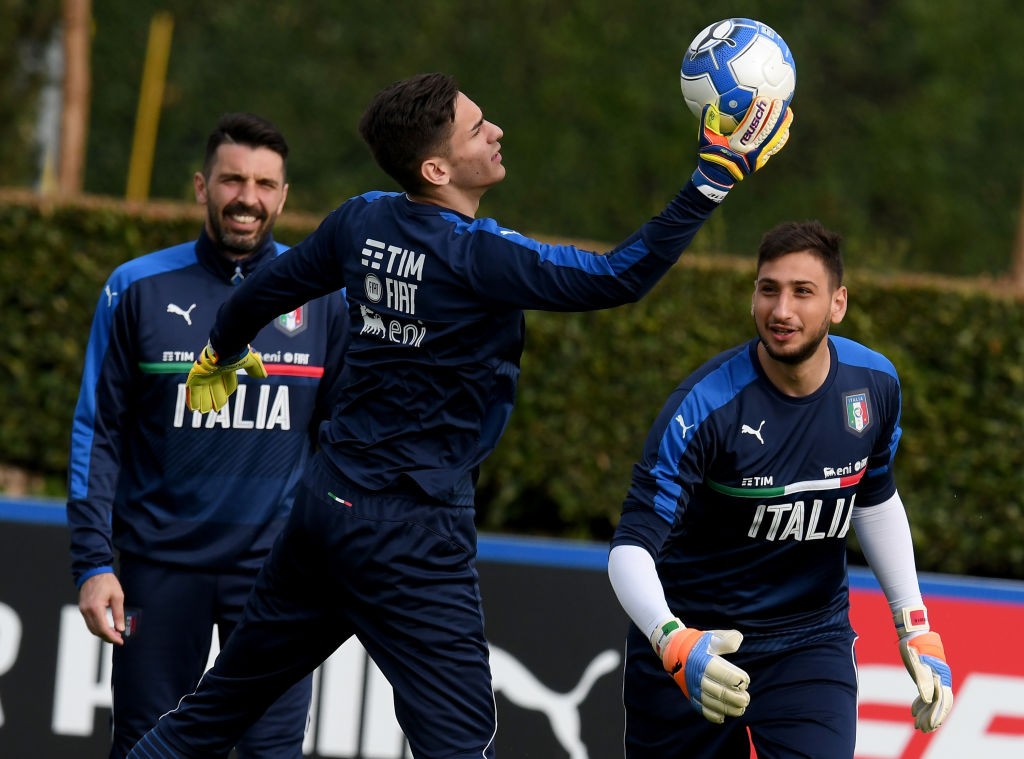 Buffon Meret Donnarumma Italia Nazionale