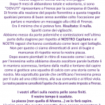 Comunicato Curva Fiesole
