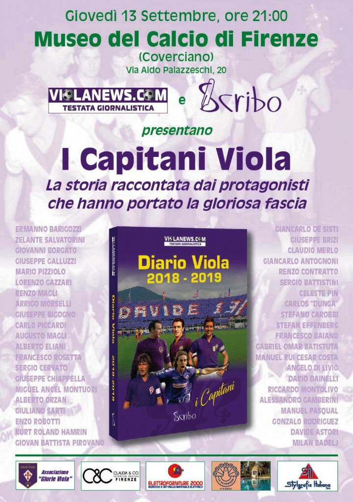 LOCANDINA SERATA CAPITANI VIOLA BIG