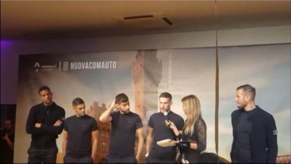 Lafont, Laurini, Benassi, Biraghi, Thereau