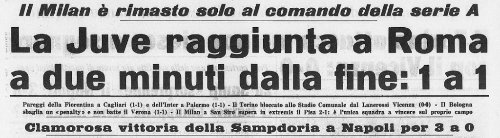 3° giornata 1968-69