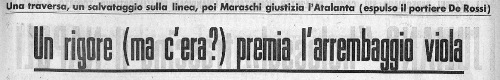 Fiorentina-Atalanta 2-1 1968
