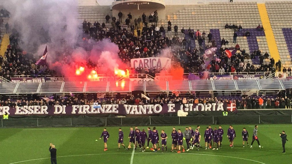 Fiorentina Franchi allenamento tifosi squadra