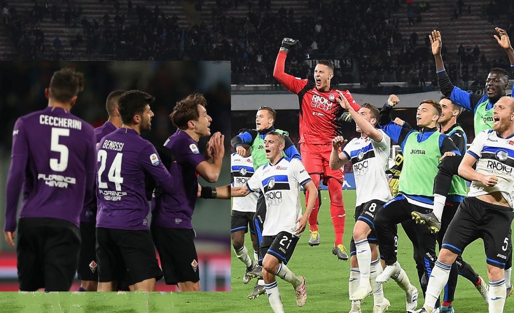 Fiorentina VS Atalanta fotomontaggio