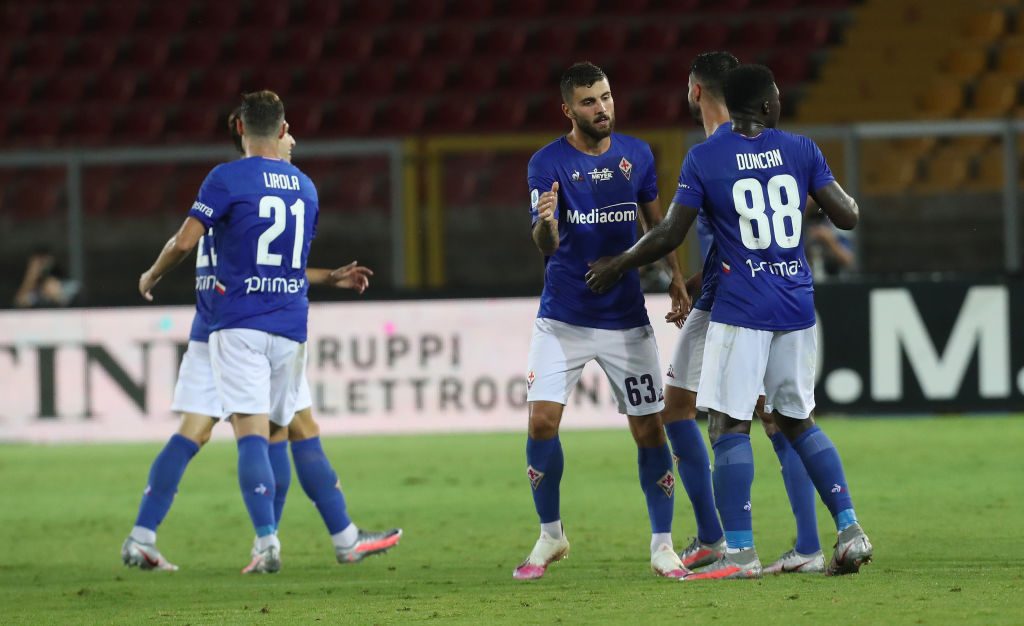 esultanza fiorentina squadra gruppo