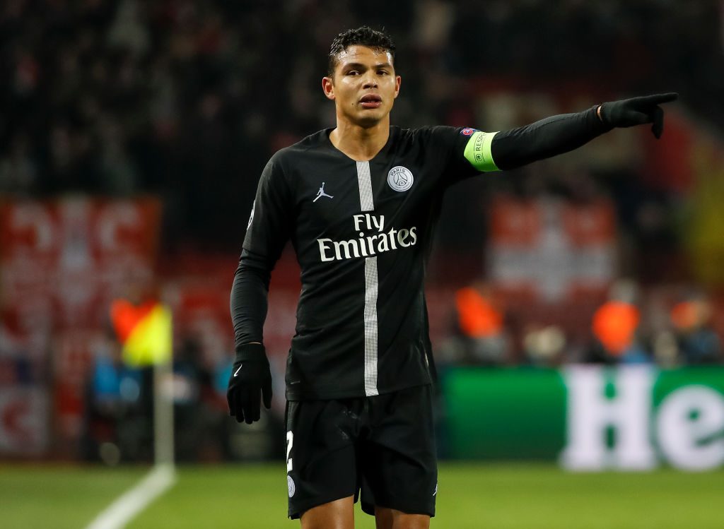 Thiago Silva, Red Star Belgrade v Paris Saint-Germain - UEFA Champions League Group C