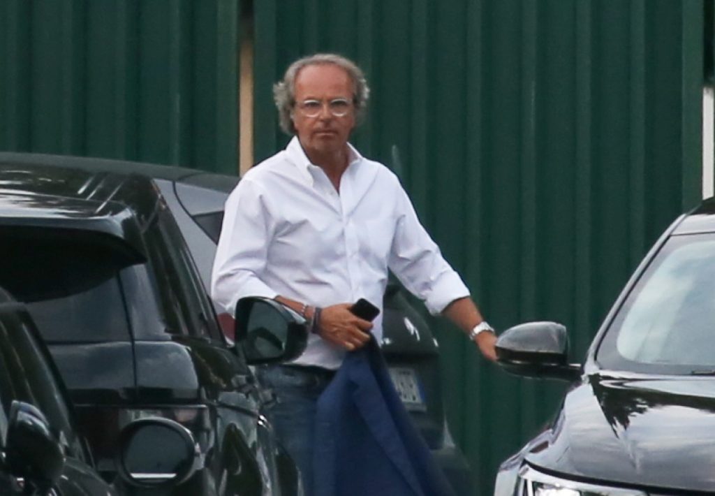 FIRENZE STADIO CAMPINI FIORENTINA IL PRESIDENTE ANDREA DELLA VALLE