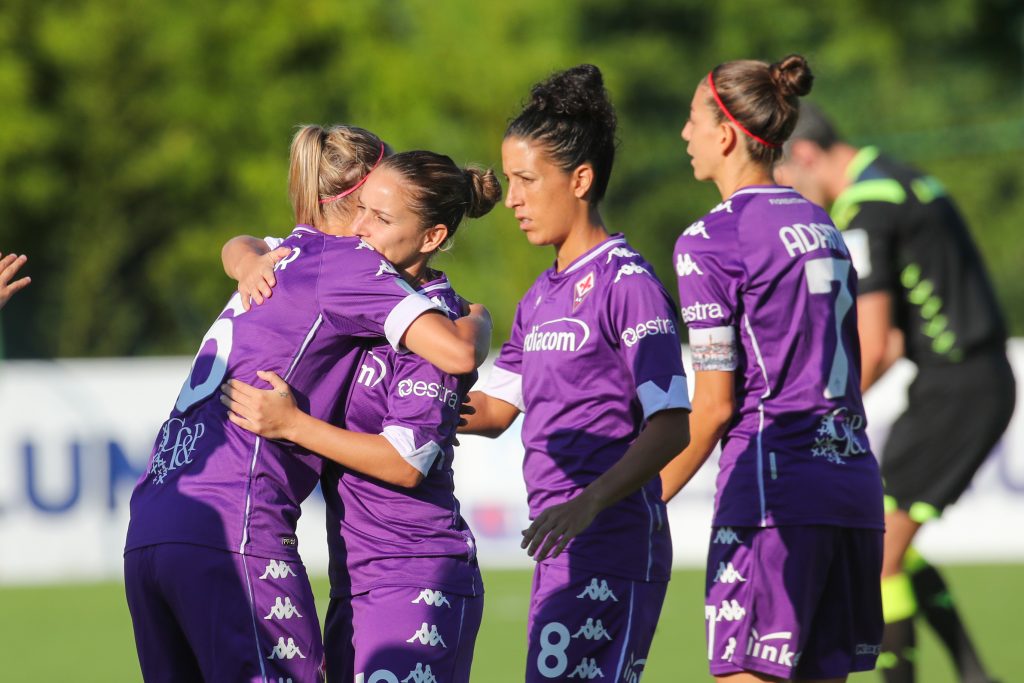 fiorentina femminile esultanza