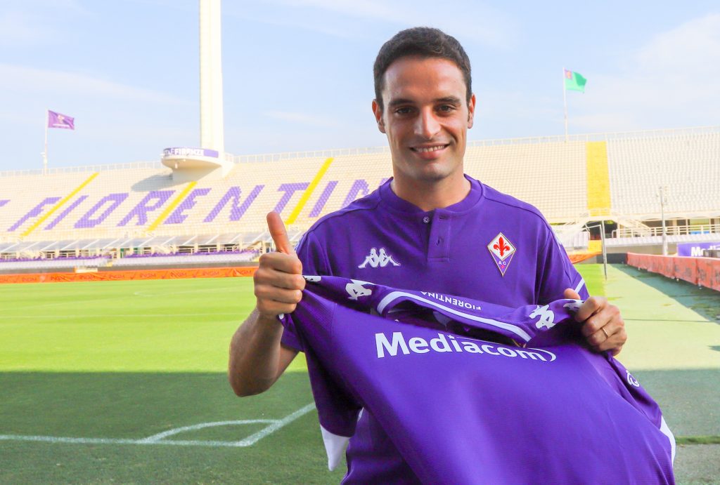 FIRENZE STADIO ARTEMIO FRANCHI PRESENTATO IL NUOVO GIOCATORE DELLA FIORENTINA GIACOMO BONAVENTURA