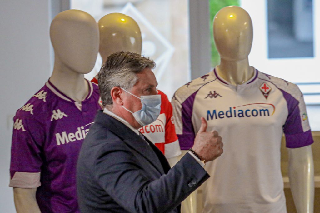 FIRENZE STADIO ARTEMIO FRANCHI CONFERENZA STAMPA DEL DIRETTORE SPORTIVO DELLA FIORENTINA CALCIO DANIELE PRADE'
