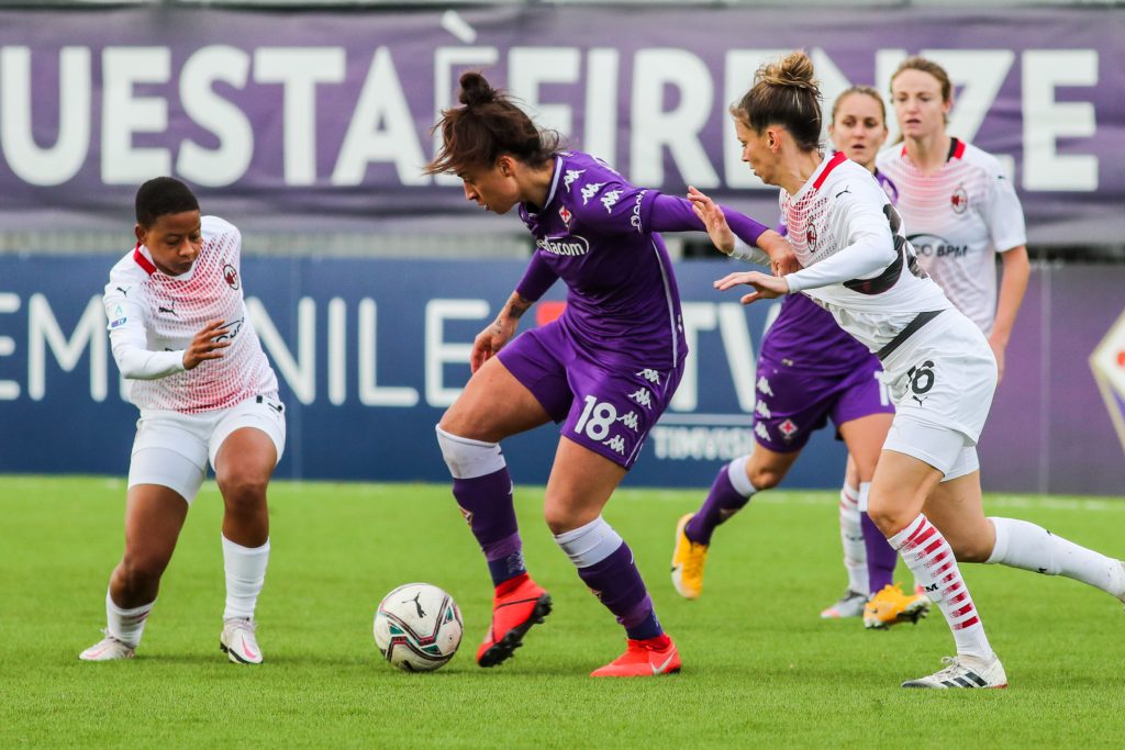 FIRENZE STADIO BOZZI DUE STRADE CALCIO FEMMINILE SERIE A FIORENTINA WOMENS VS MILAN