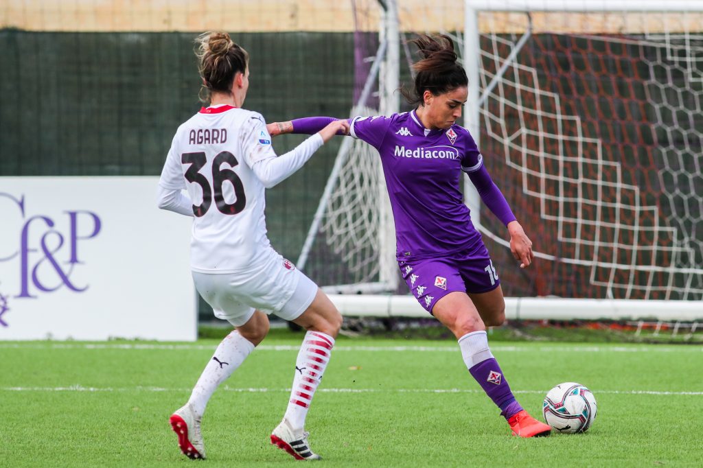 FIRENZE STADIO BOZZI DUE STRADE CALCIO FEMMINILE SERIE A FIORENTINA WOMENS VS MILAN