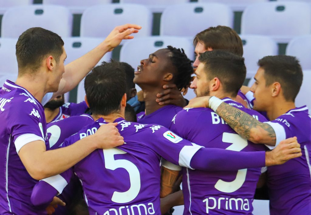 Fiorentina esultanza kouame