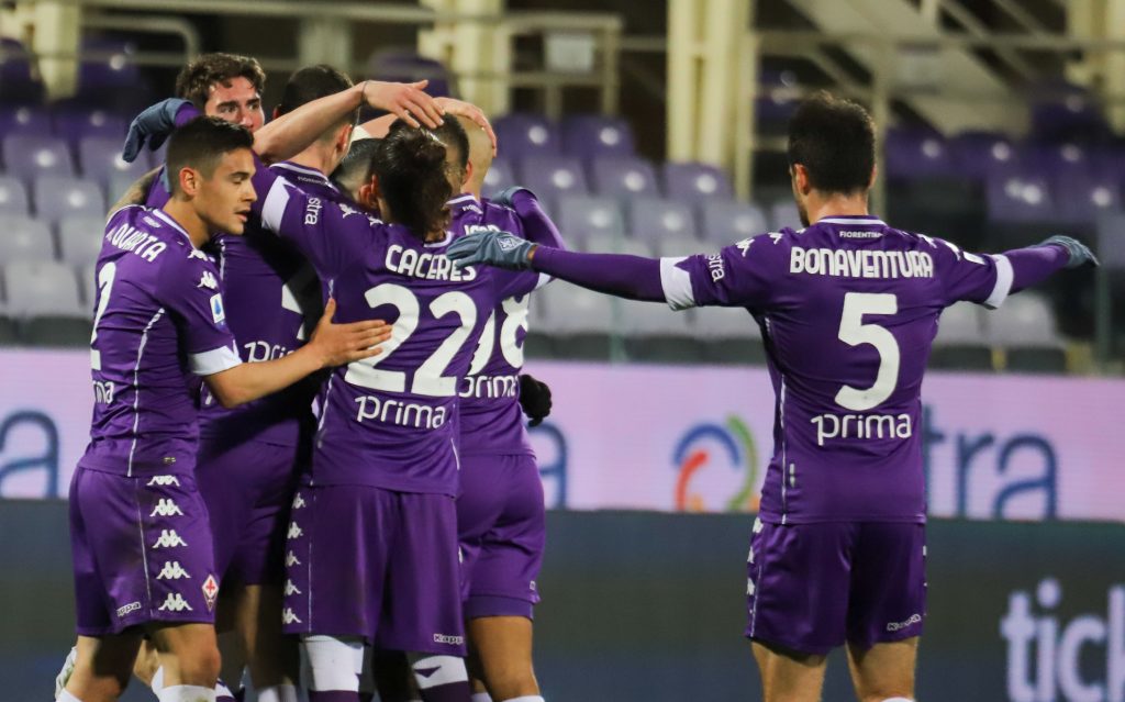 Fiorentina esultanza