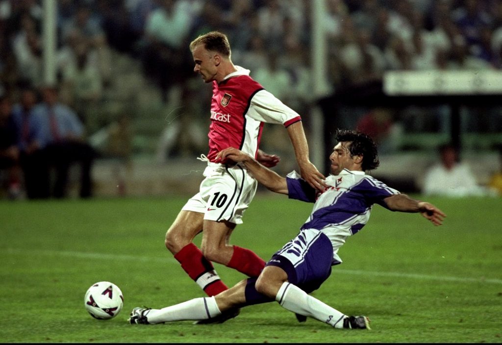 Dennis Bergkamp and Alessandro Pierini