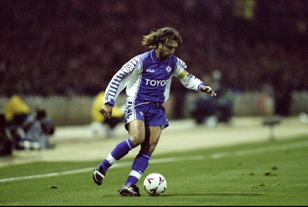 Gabriele Batistuta of Fiorentina