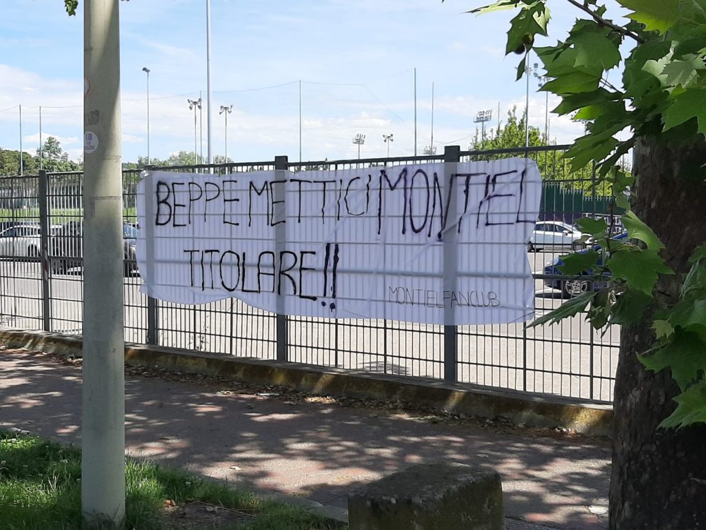 striscione montiel