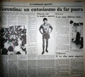 22 luglio 1981 Maglia 7