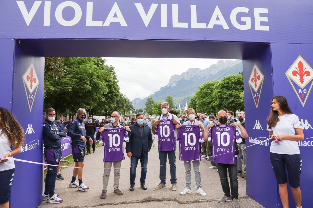 MOENA TR RITIRO ESTIVO DELLA FIORENTINA CALCIO ALLENAMENTO
