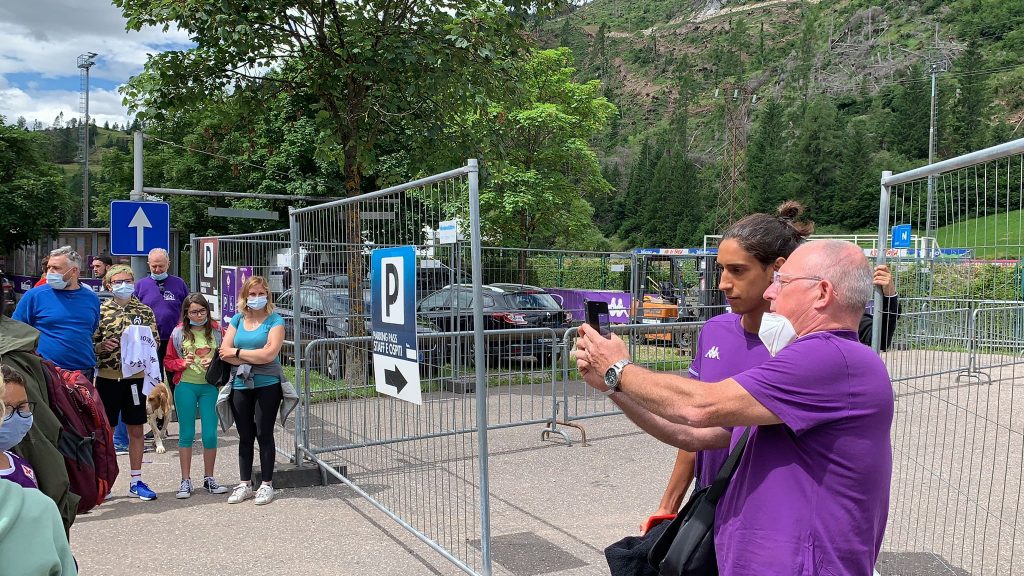 Maleh selfie tifosi