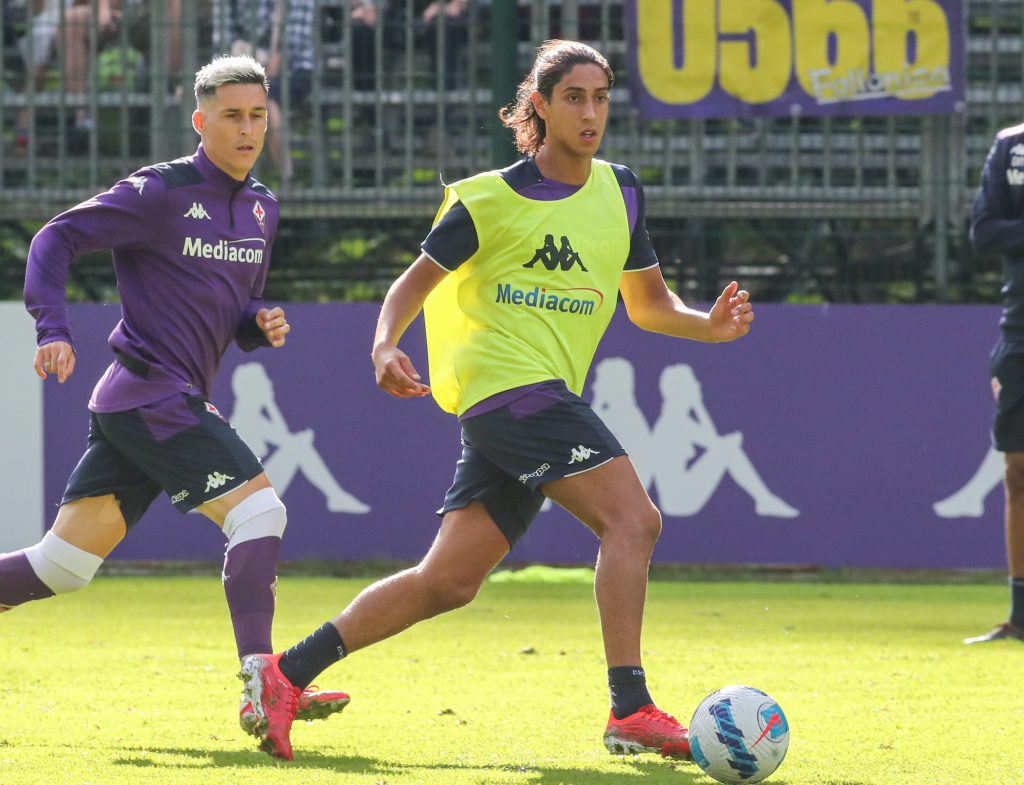 MOENA TR RITIRO ESTIVO DELLA FIORENTINA CALCIO ALLENAMENTO POMERIDIANO PARTITINA