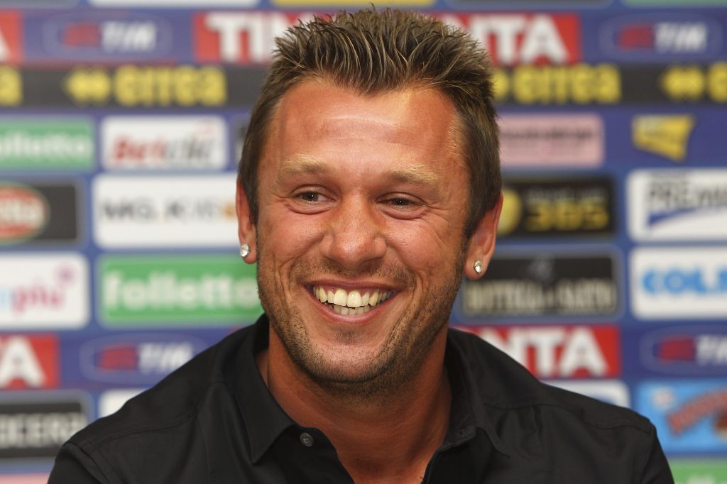 Parma FC Presents New Signing Antonio Cassano