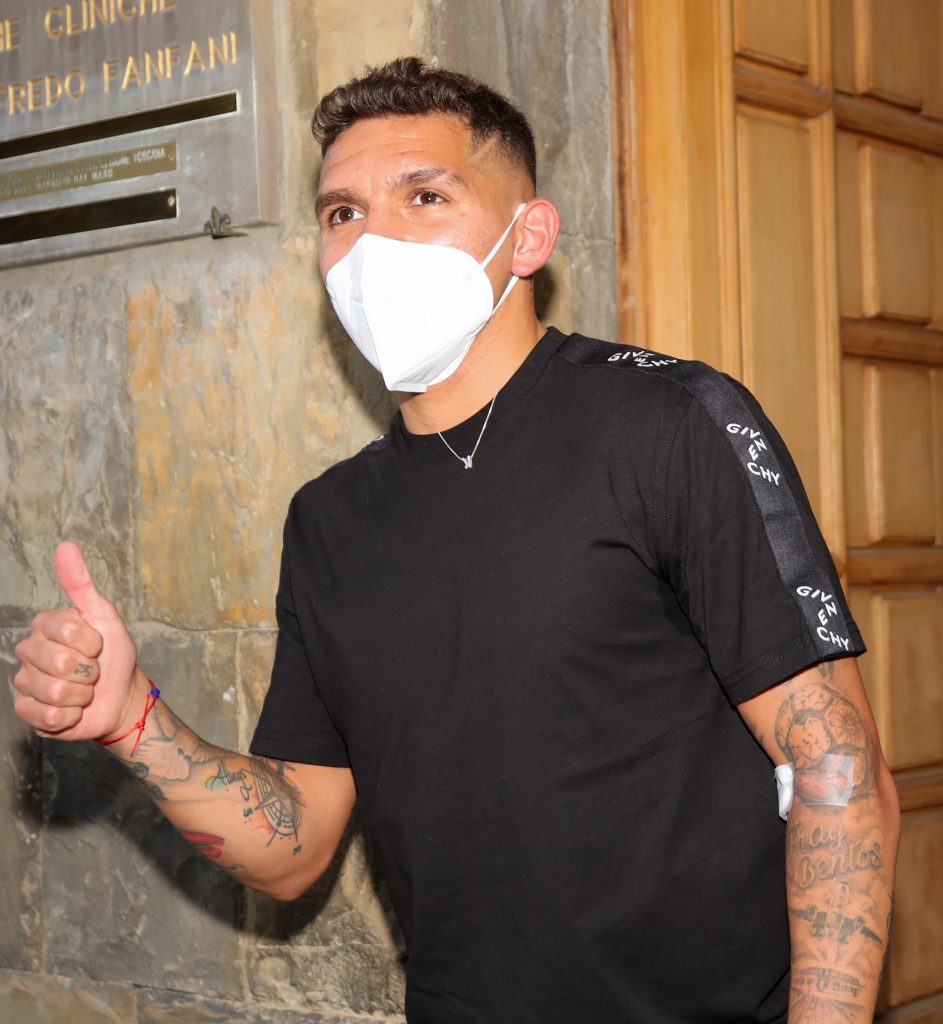 FIRENZE FANFANI VISITE MEDICHE DEL NUOVO GIOCATORE DELLA FIORENTINA LUCAS TORREIRA