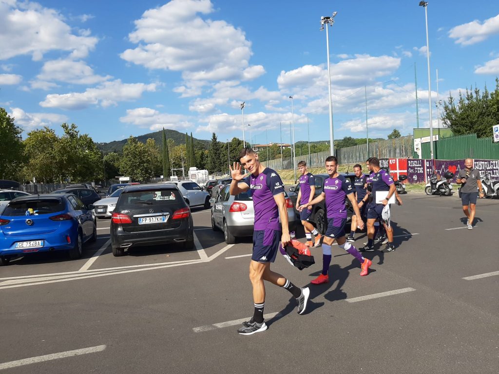 Milenkovic sorridente
