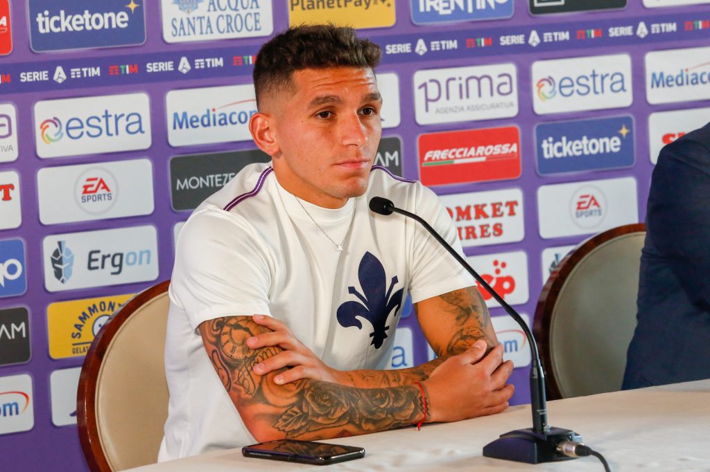 FIRENZE HOTEL BAGLIONI PRESENTAZIONE GIOCATORE DELLA FIORENTINA LUCAS TORREIRA