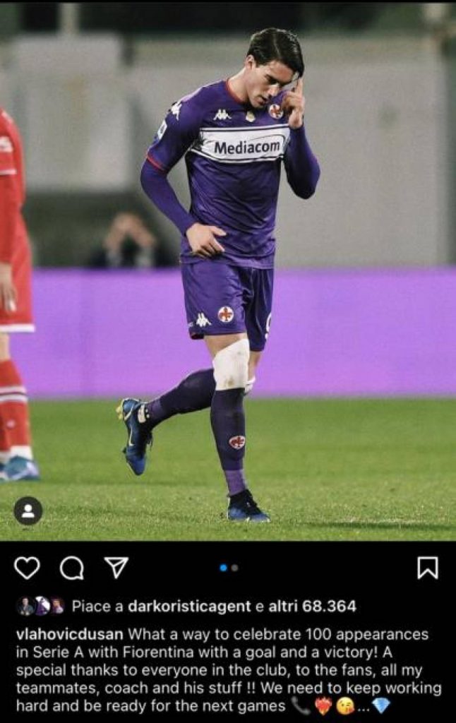 Vlahovic social